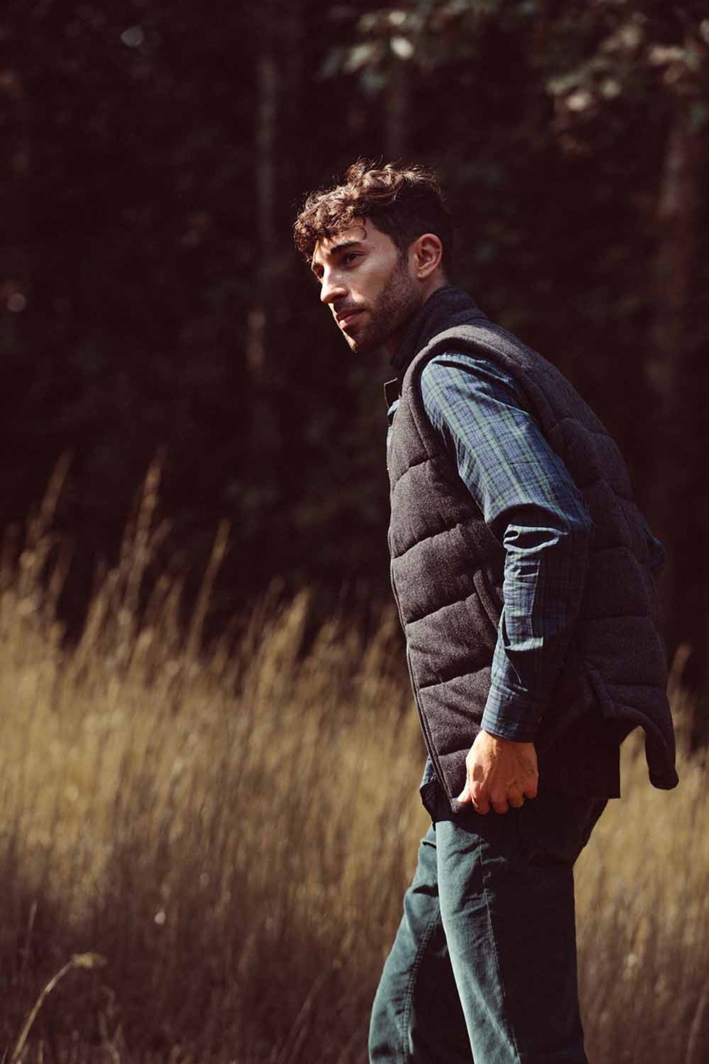 Men's Archer Herringbone Vest