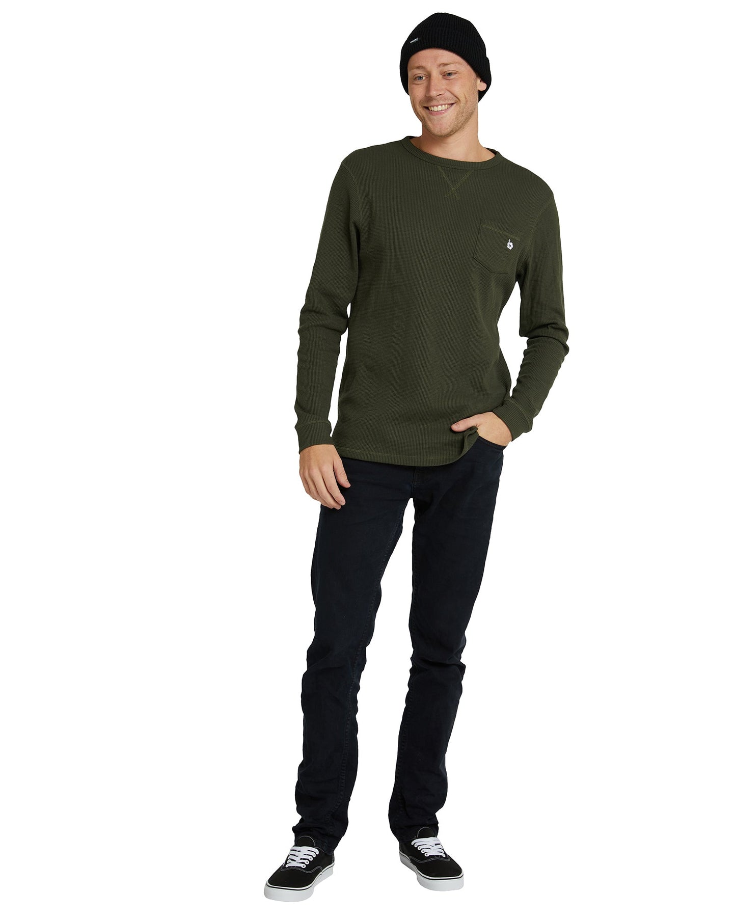 Mens - Beanie - Anti Anti - Black