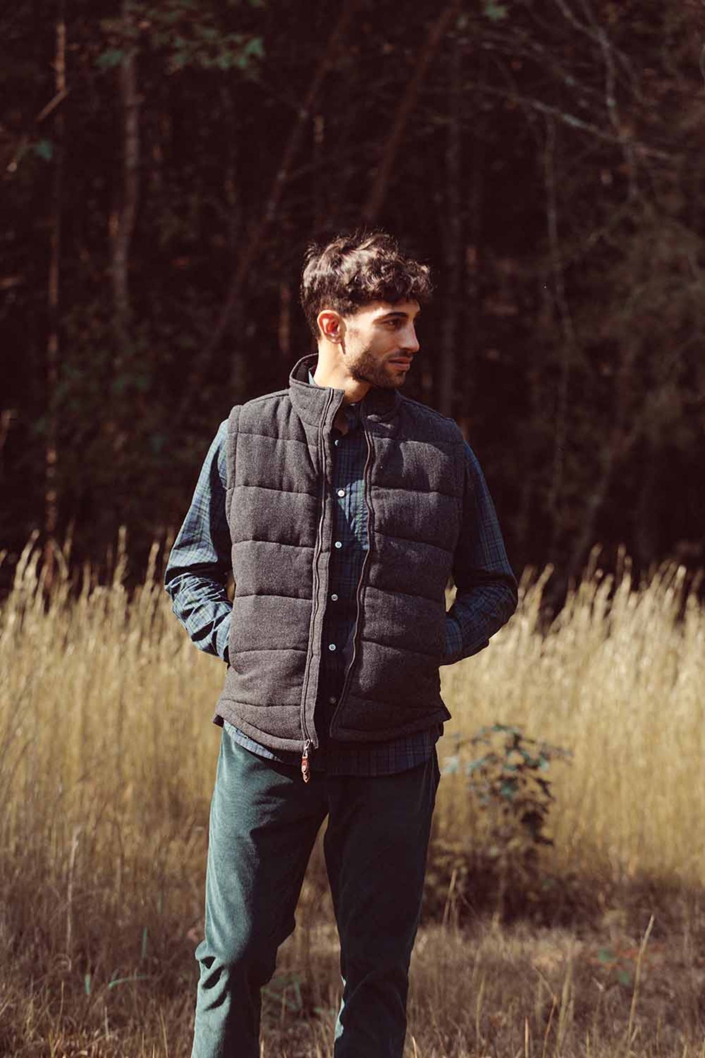 Men's Archer Herringbone Vest