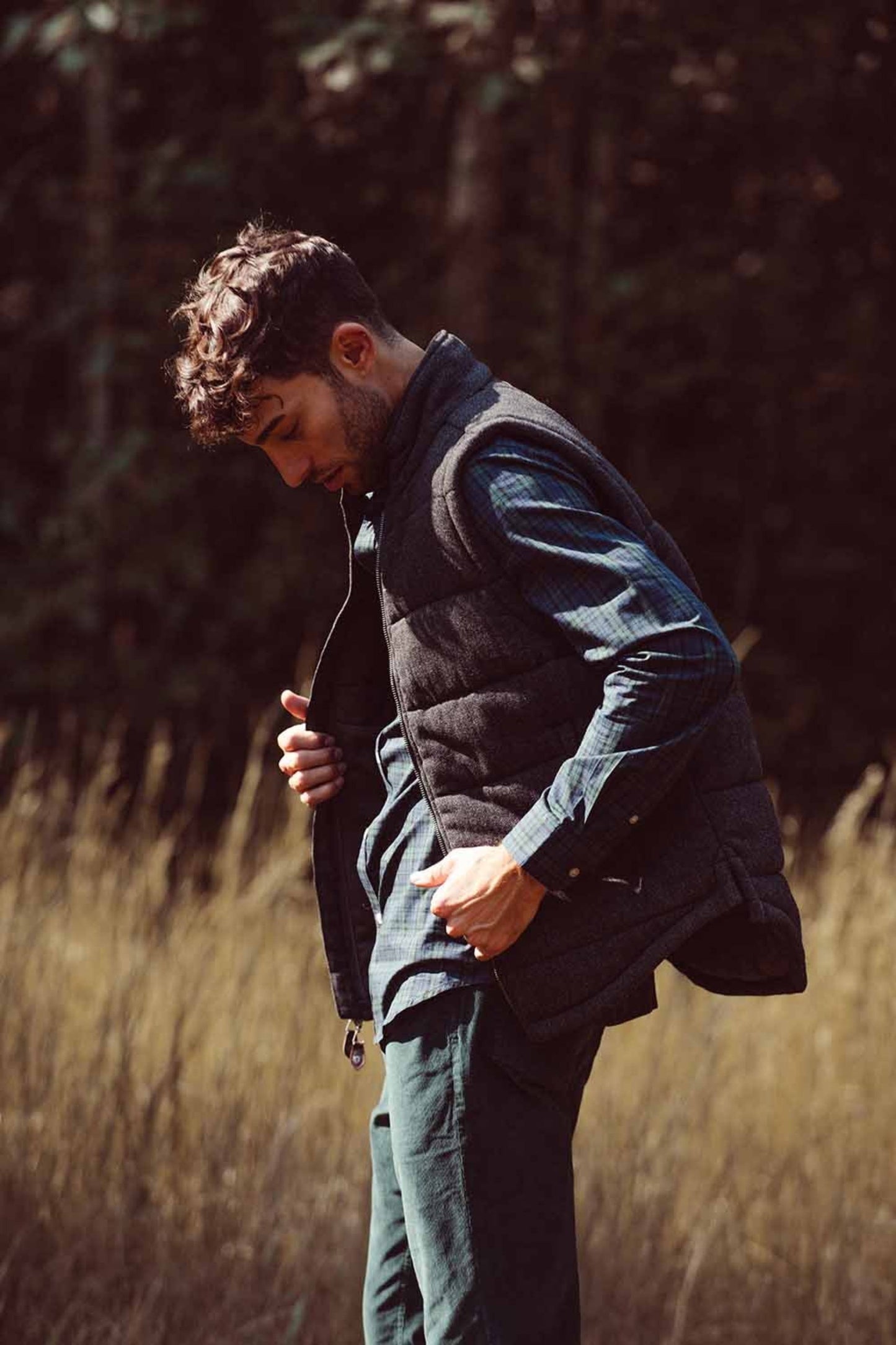Men's Archer Herringbone Vest