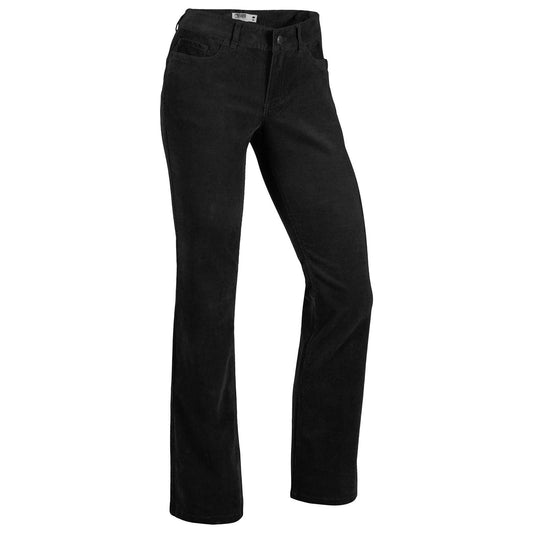Women's Crest Cord Pant | Straight Fit / Black