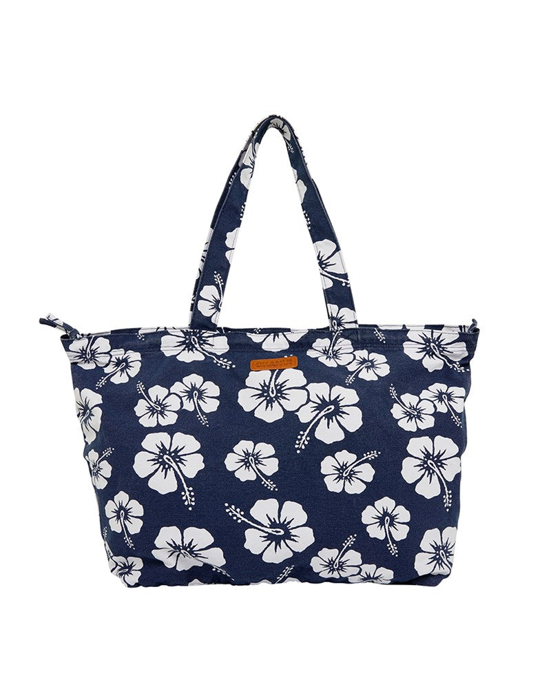 Bags - Classic Beach Bag - Hibiscus Navy