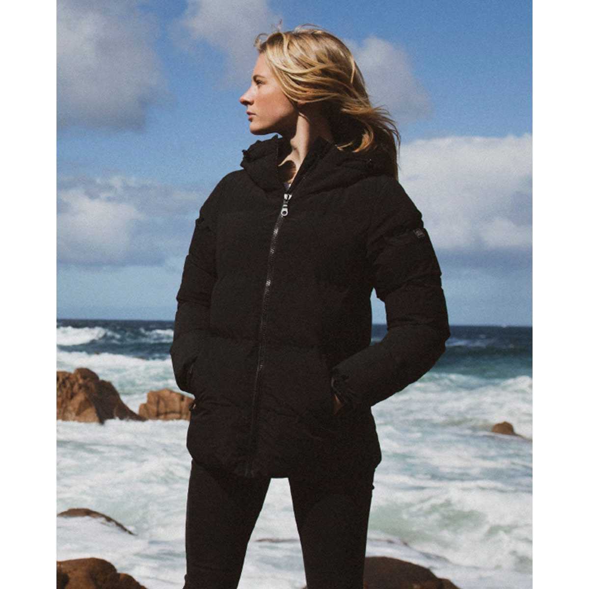 Coastal Tide Anti-Series Down Jacket in Black